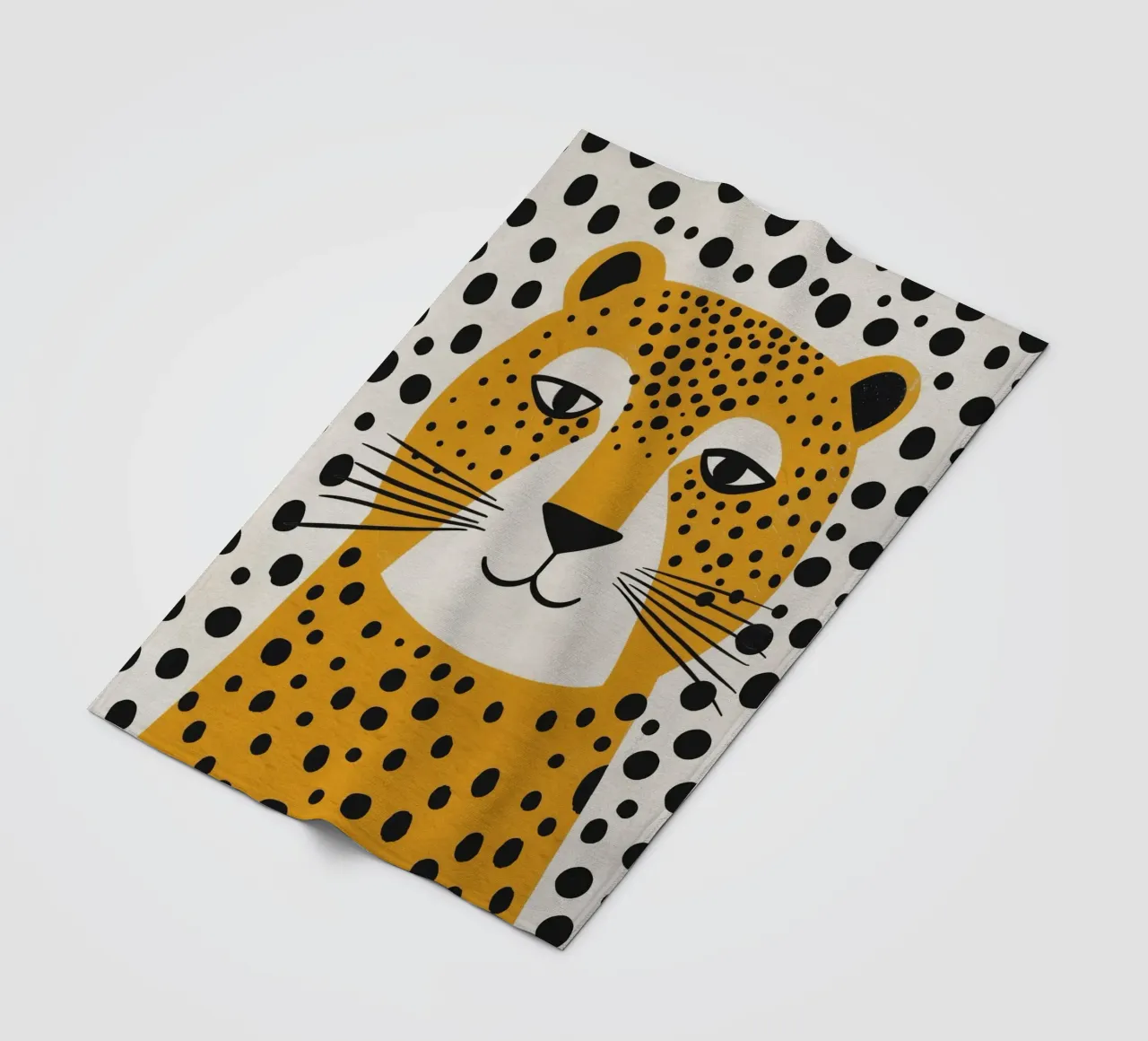 Boho Nursery 4 Leopard coperta in pile da Boho Print Collection