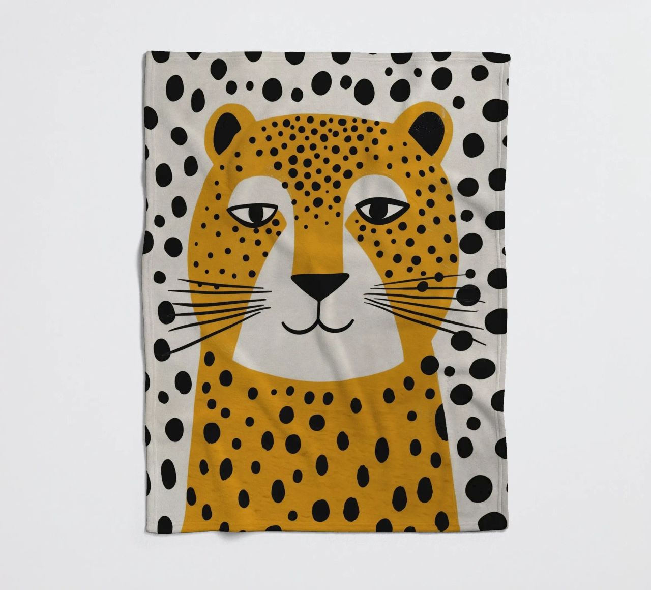Boho Nursery 4 Leopard coperta in pile da Boho Print Collection