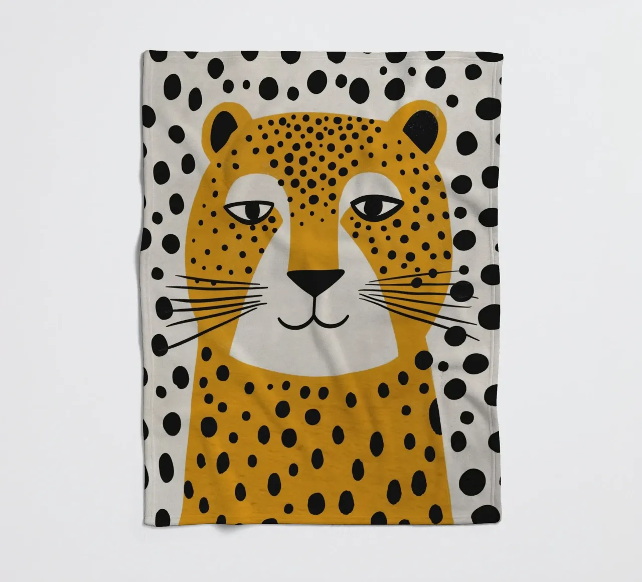 Boho Nursery 4 Leopard coperta in pile da Boho Print Collection