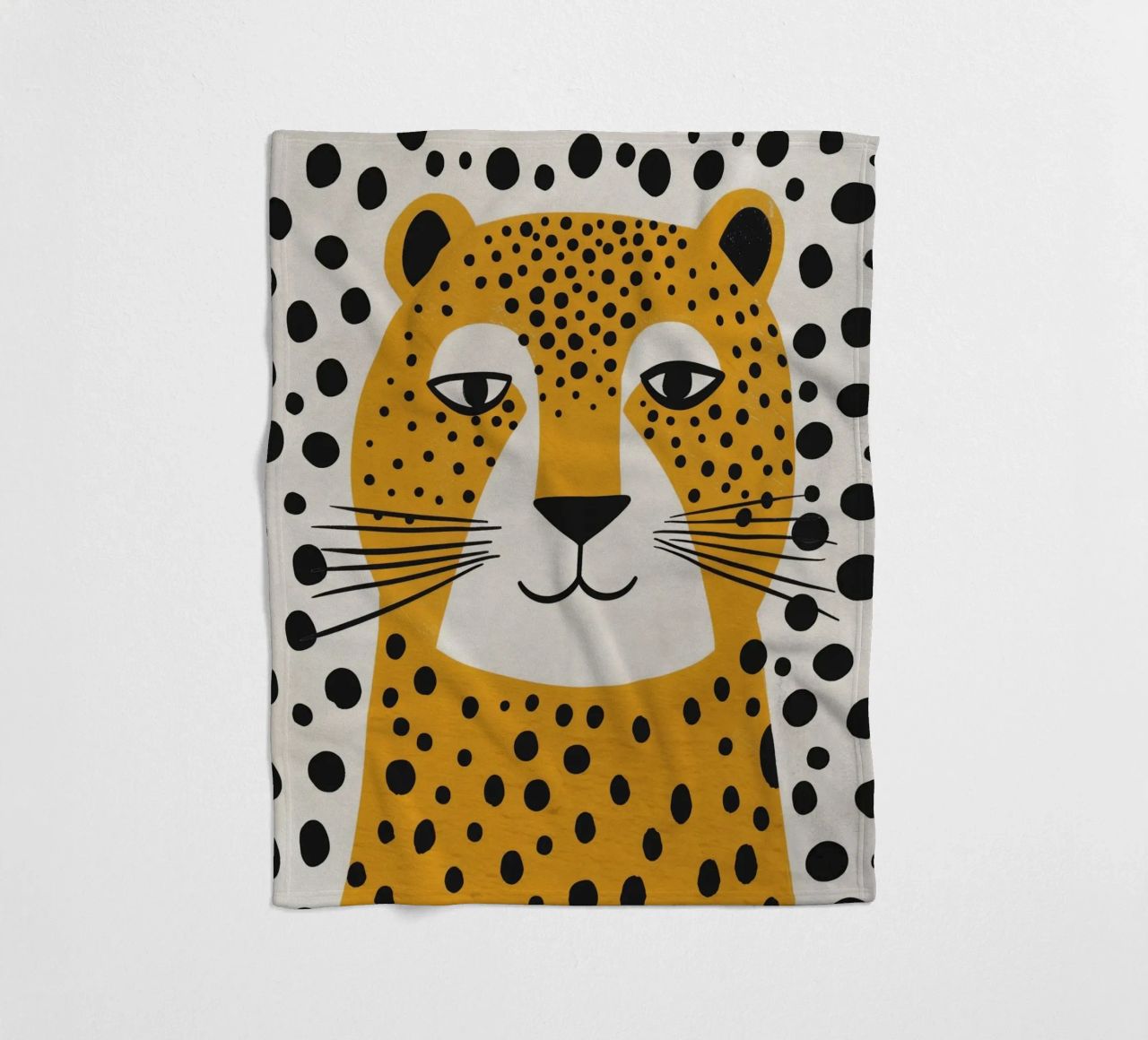 Boho Nursery 4 Leopard coperta in pile da Boho Print Collection
