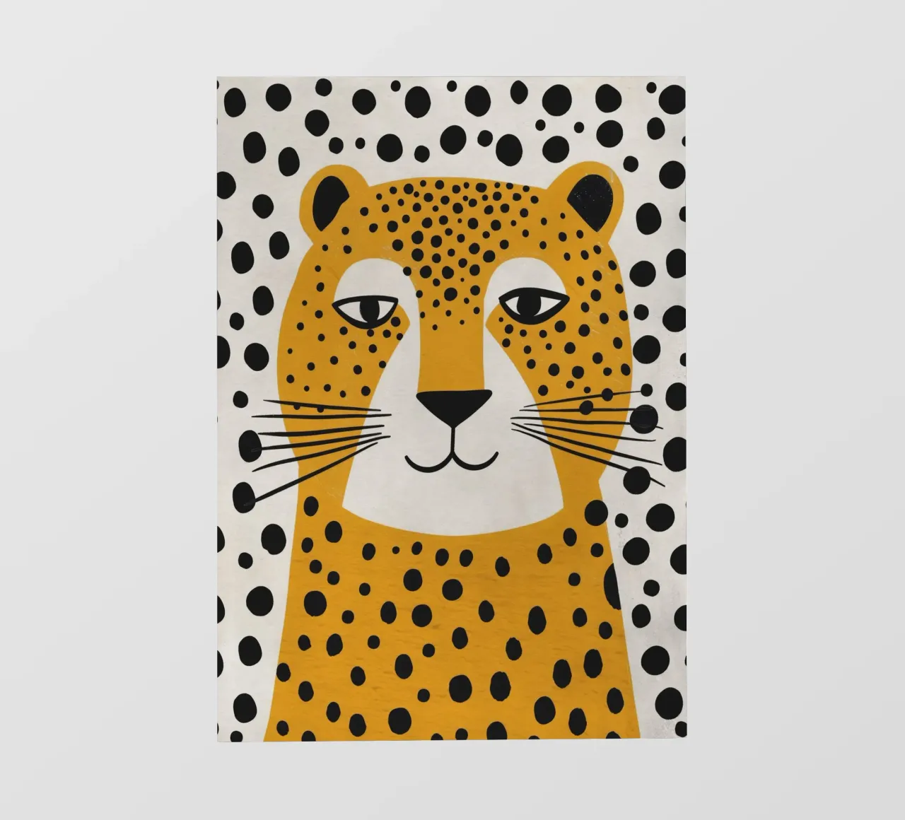 Boho Nursery 4 Leopard Backlit Folie von Boho Print Collection