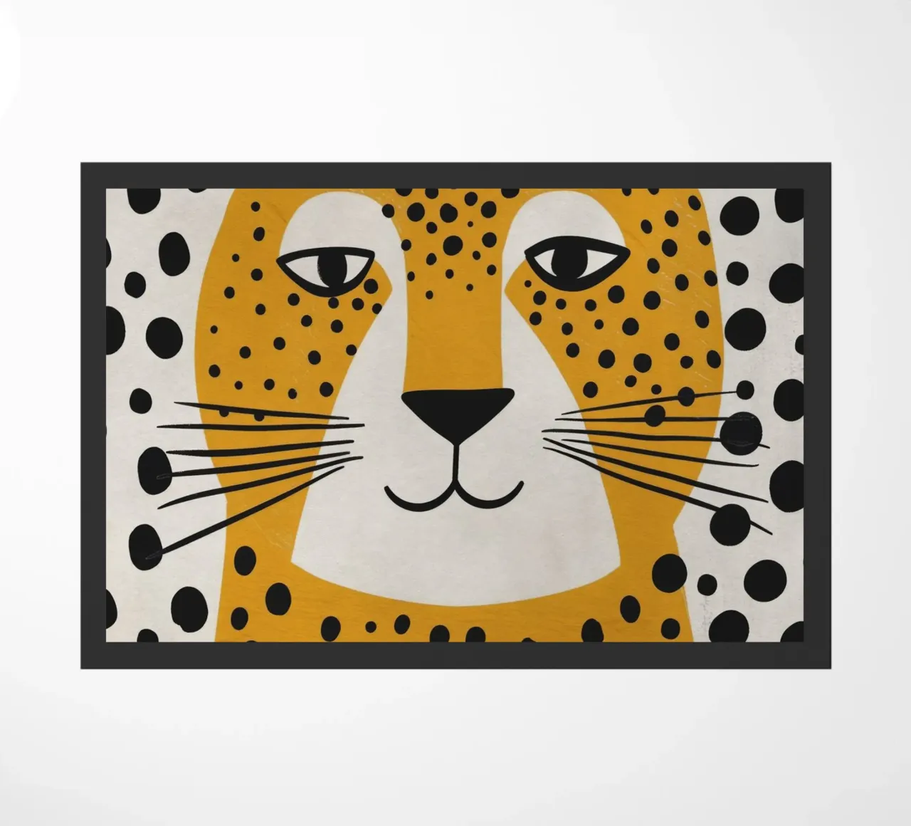 Boho Nursery 4 Leopard doormat by Boho Print Collection