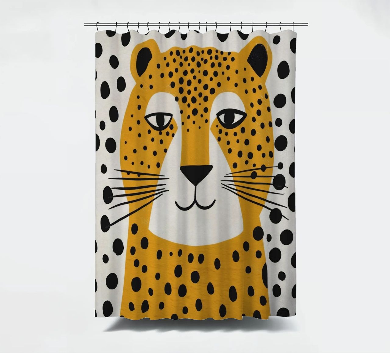 Boho Nursery 4 Leopard tenda da doccia da Boho Print Collection