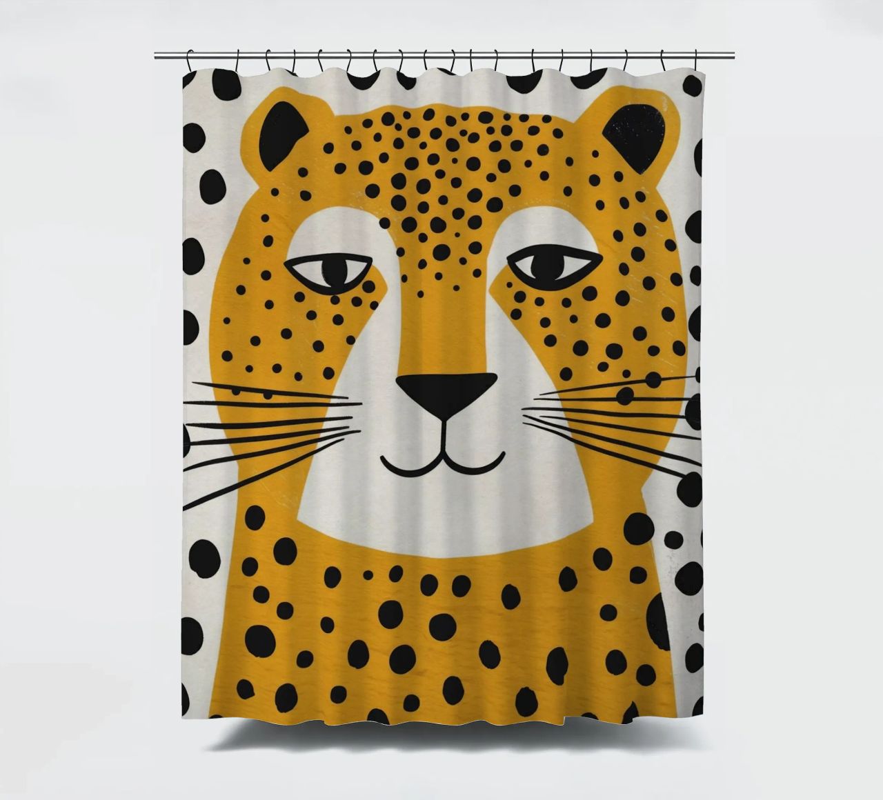 Boho Nursery 4 Leopard tenda da doccia da Boho Print Collection