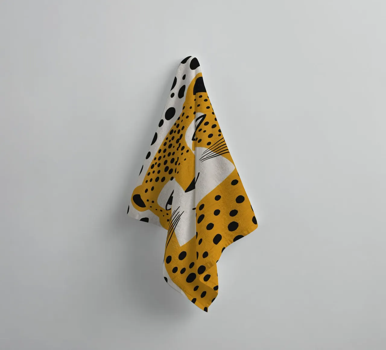 Boho Nursery 4 Leopard asciugamano da bagno da Boho Print Collection