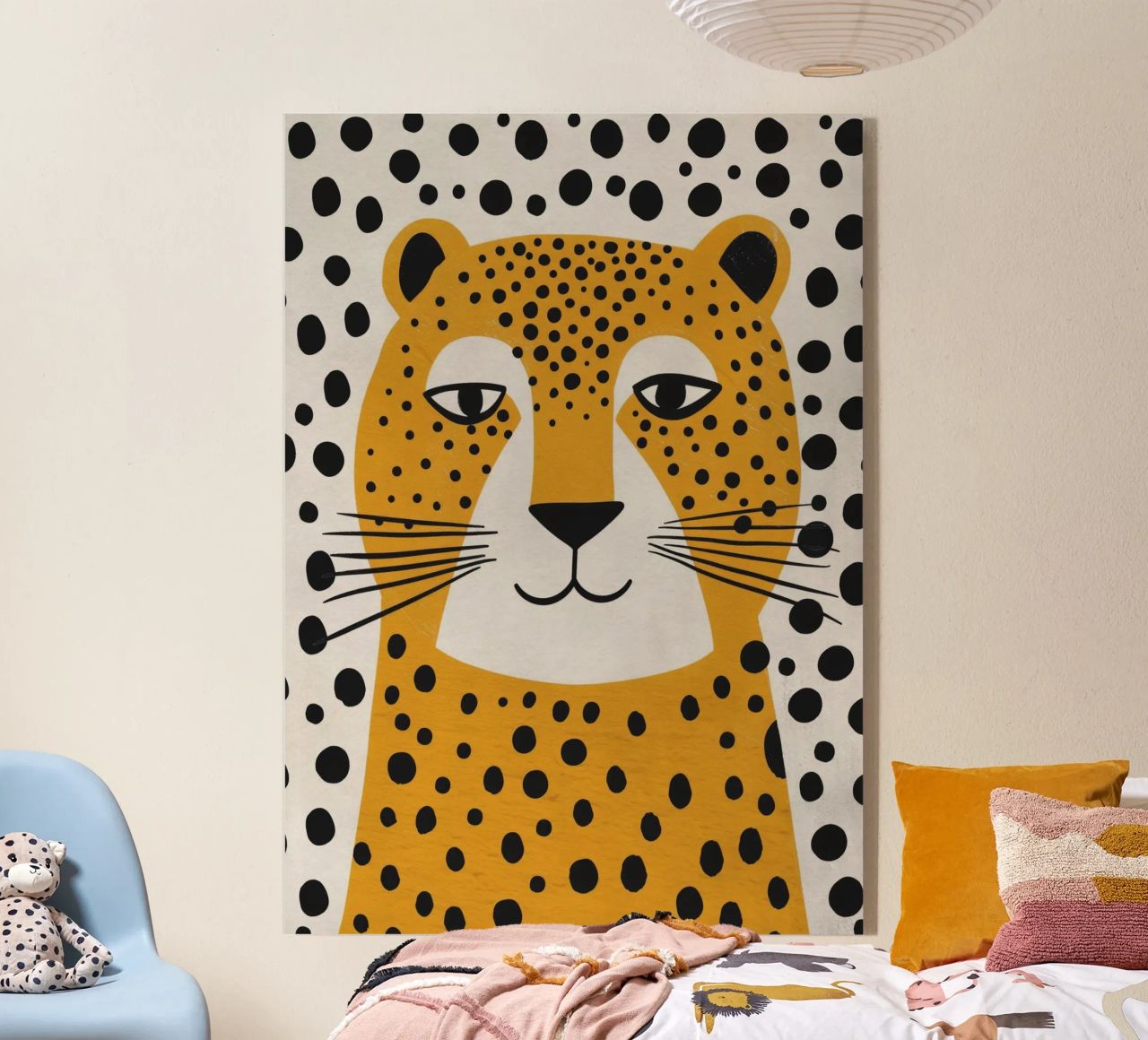 Boho Nursery 4 Leopard plexiglass da Boho Print Collection
