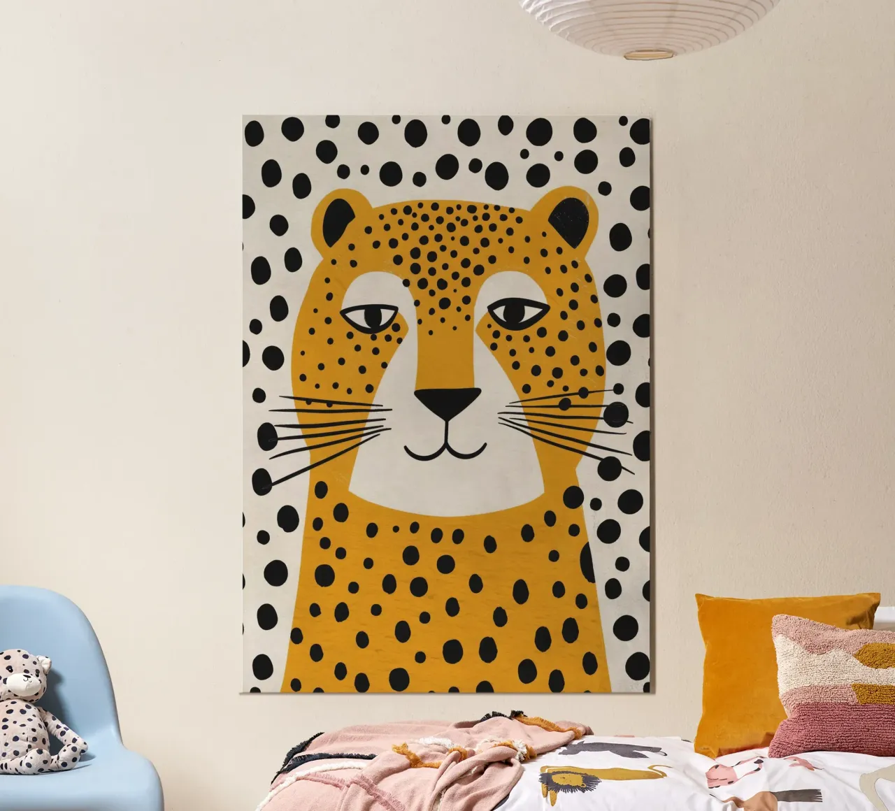 Boho Nursery 4 Leopard carta hahnemühle da Boho Print Collection