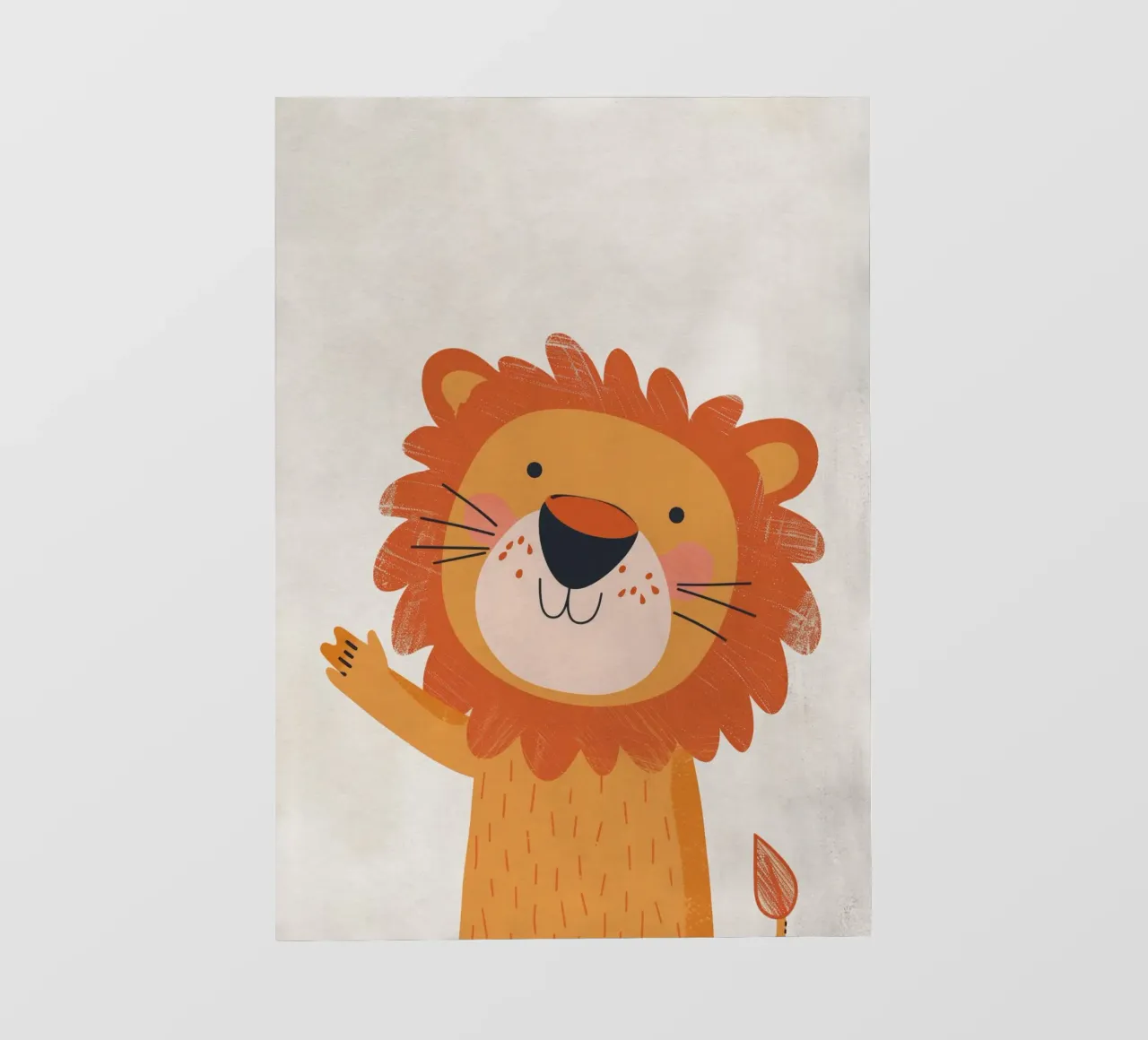 Boho Nursery 4 Lion telo in pvc da Boho Print Collection