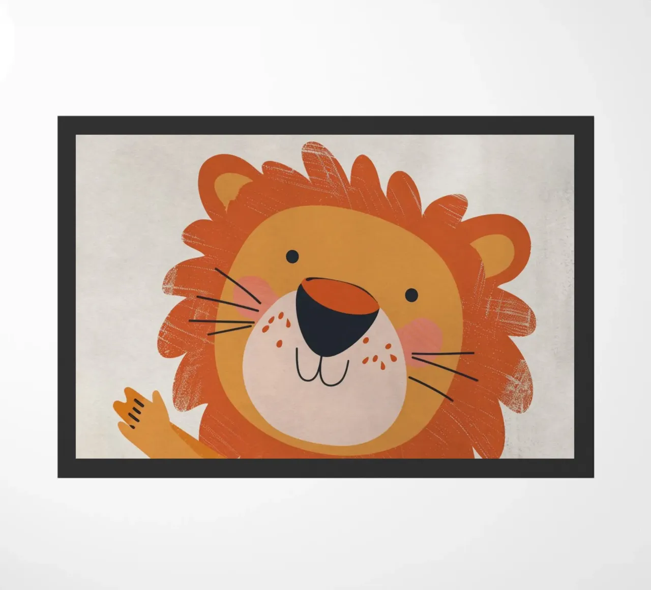 Boho Nursery 4 Lion zerbino da Boho Print Collection