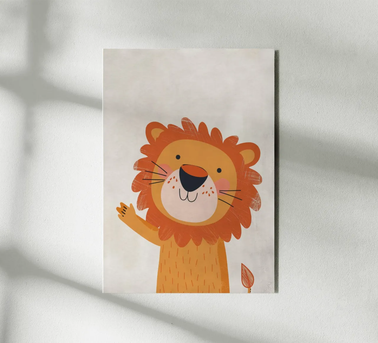 Boho Nursery 4 Lion alluminio dibond da Boho Print Collection