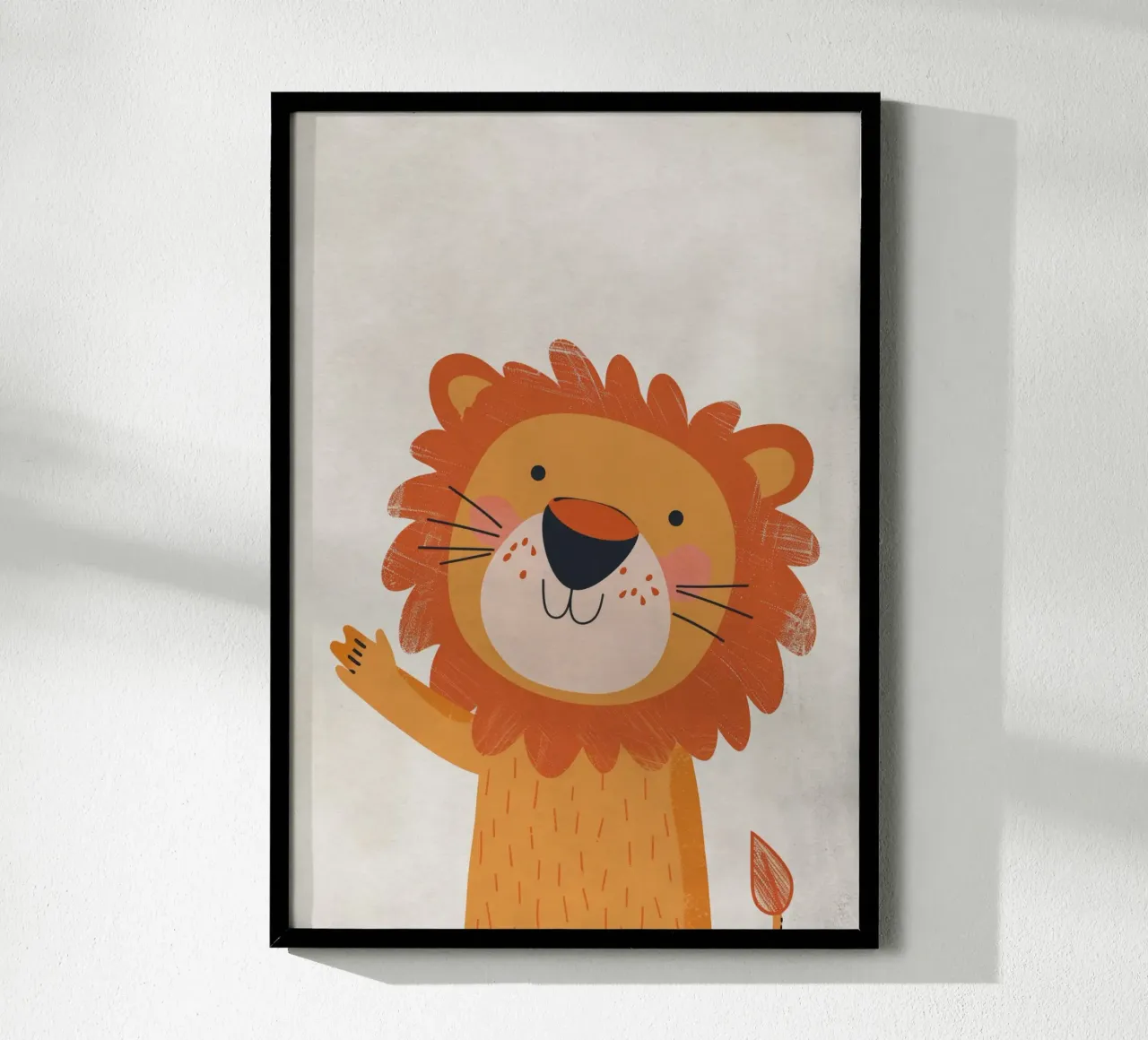 Boho Nursery 4 Lion carta hahnemühle da Boho Print Collection