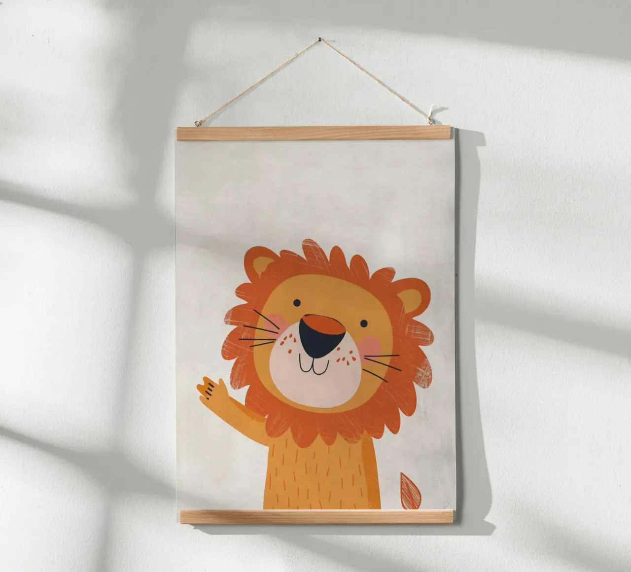 Boho Nursery 4 Lion carta hahnemühle da Boho Print Collection