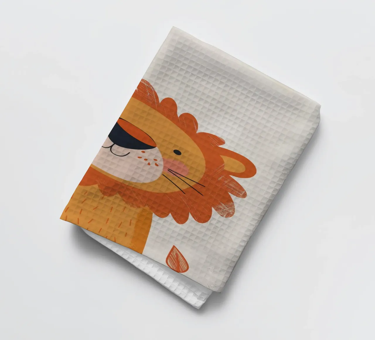 Boho Nursery 4 Lion Geschirrtuch von Boho Print Collection