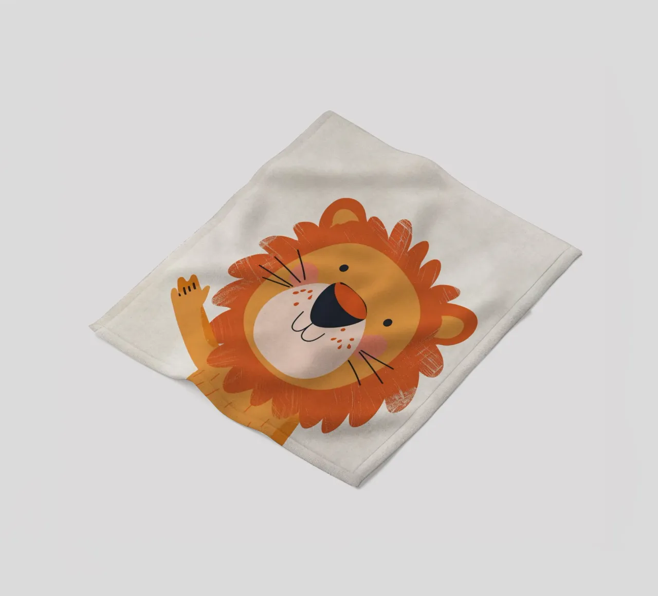 Boho Nursery 4 Lion coperta in pile da Boho Print Collection