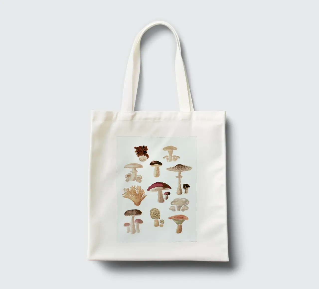 Mushrooms tote bag by Farina Kuklinski