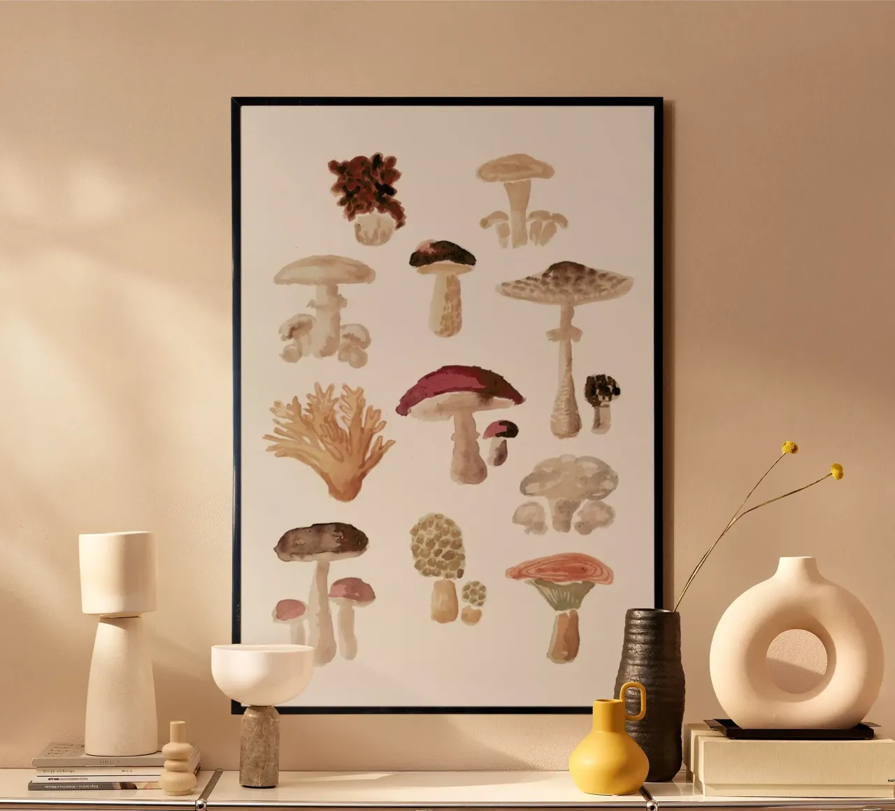 Mushrooms poster by Farina Kuklinski