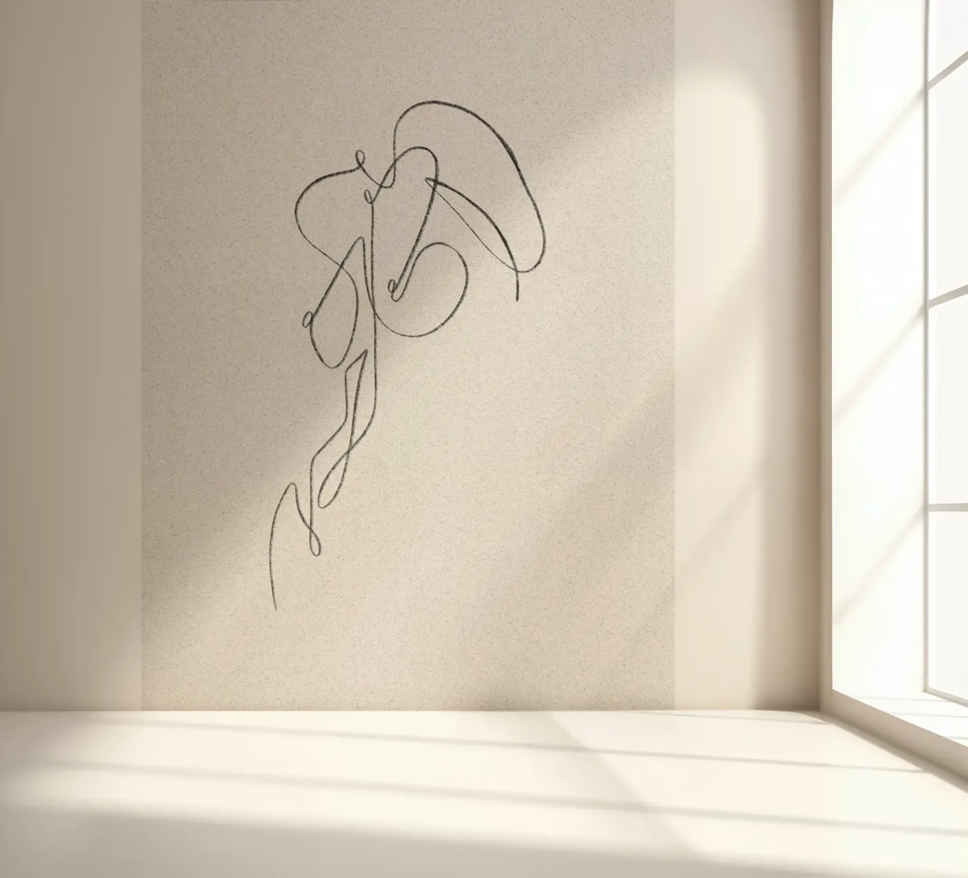 Verleidelijke lijnen fotobehang van ArtDesign by KBK