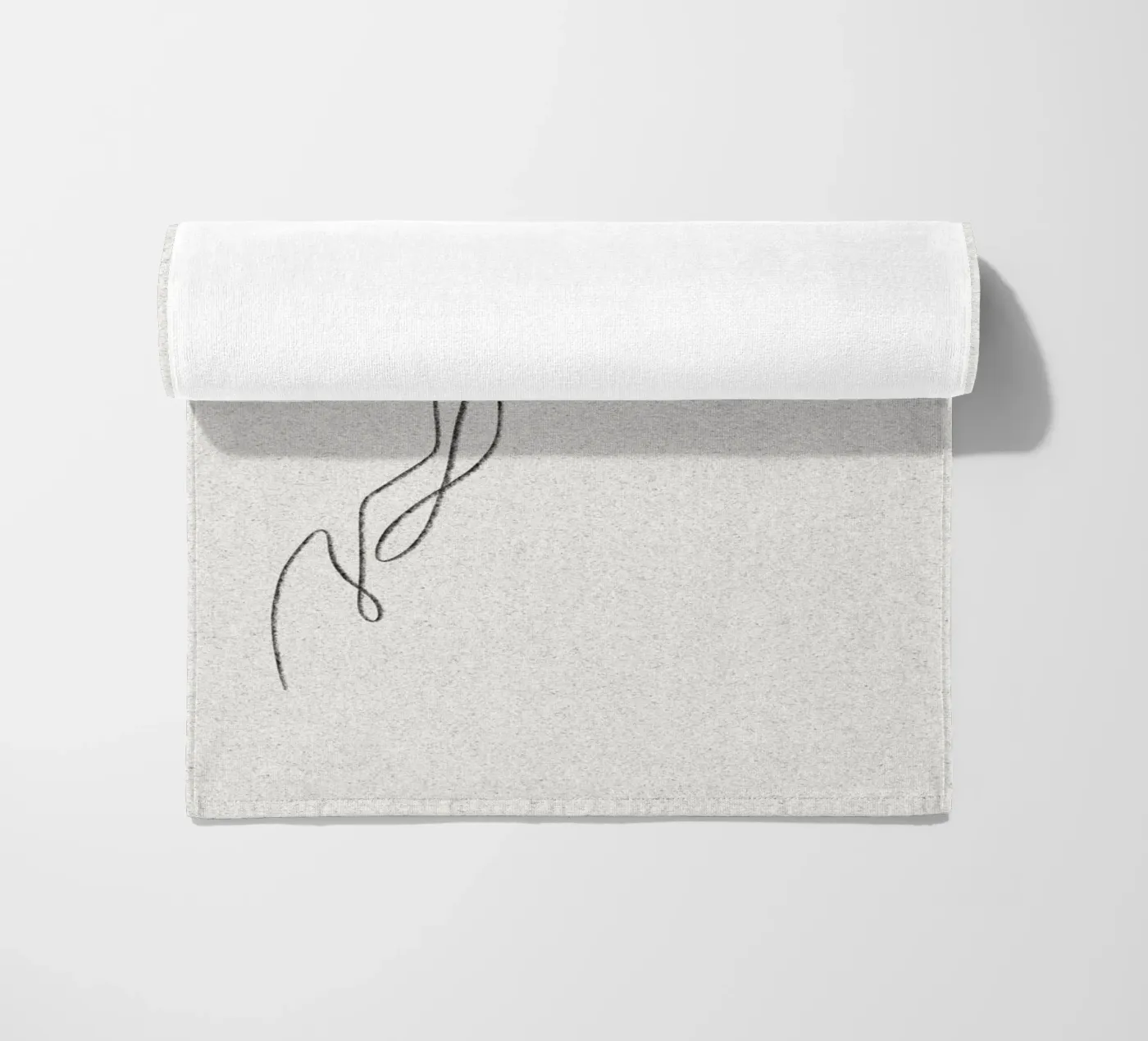 Verleidelijke lijnen strandhanddoek van ArtDesign by KBK