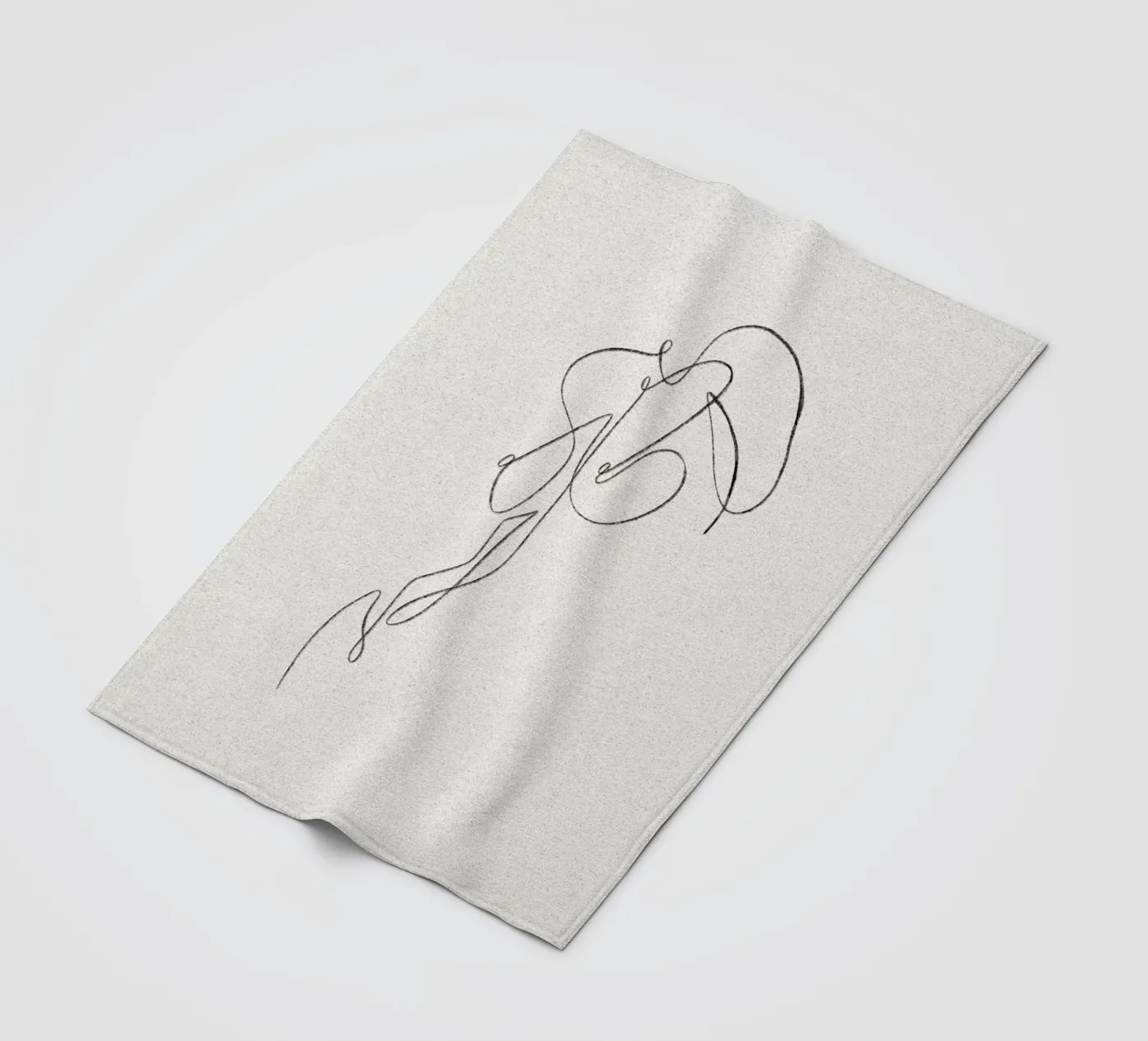 Seductive Lines fleece blanket by ArtDesign by KBK