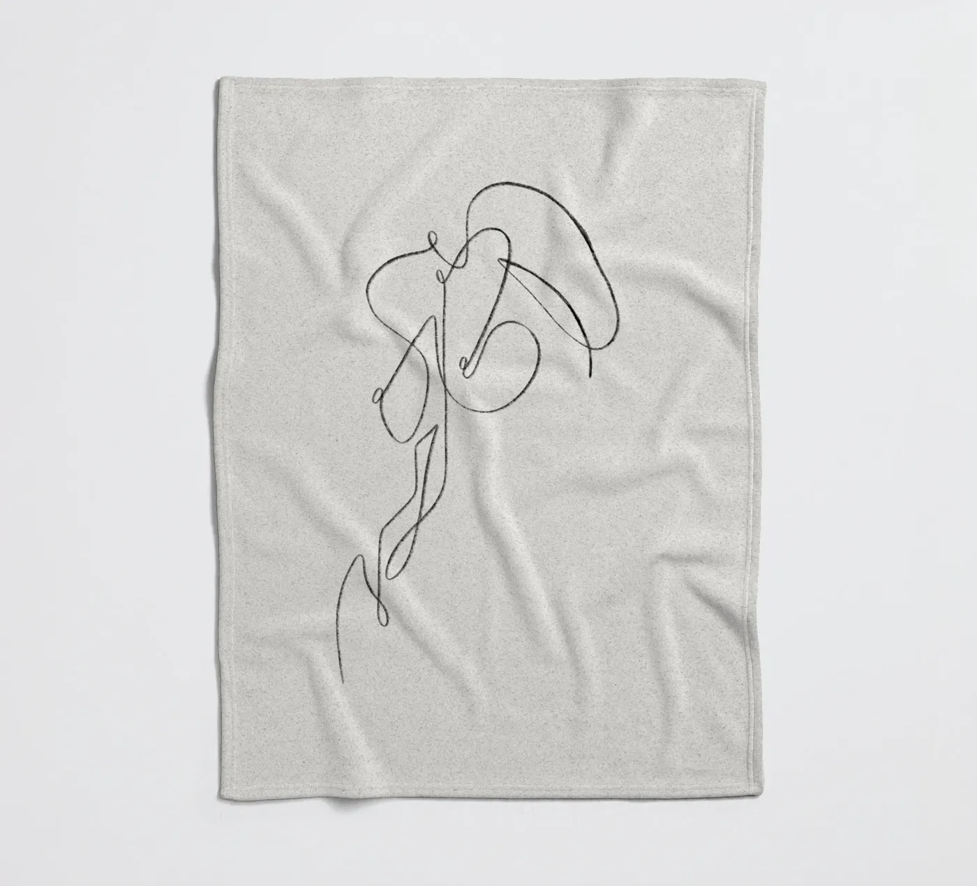 Seductive Lines fleece blanket by ArtDesign by KBK