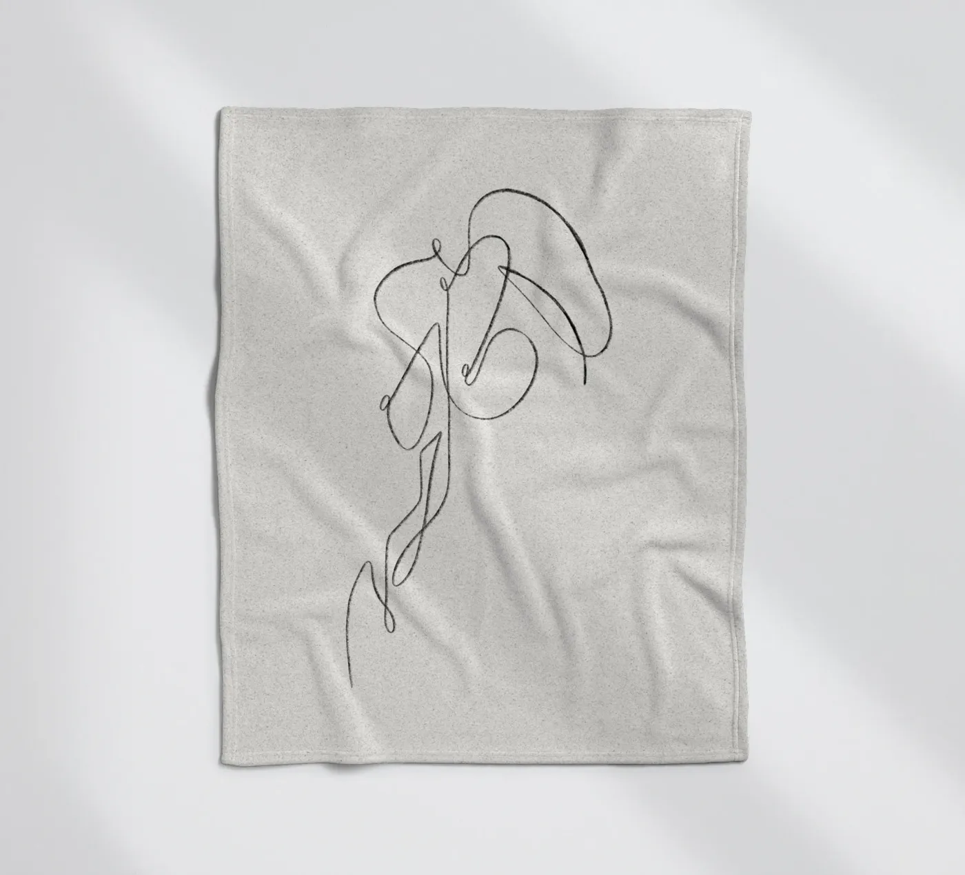 Seductive Lines fleece blanket by ArtDesign by KBK