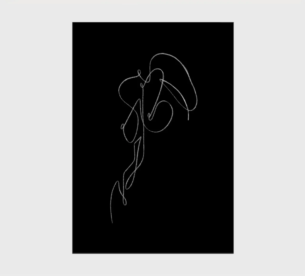 Seductive Lines black notebook by ArtDesign by KBK