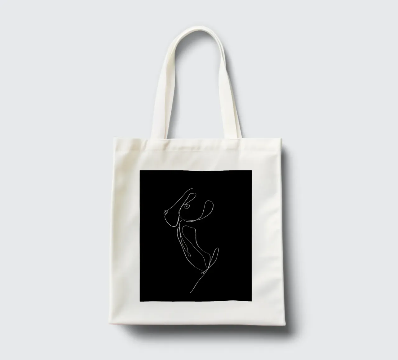 Linee seducenti II borsa in juta da ArtDesign by KBK