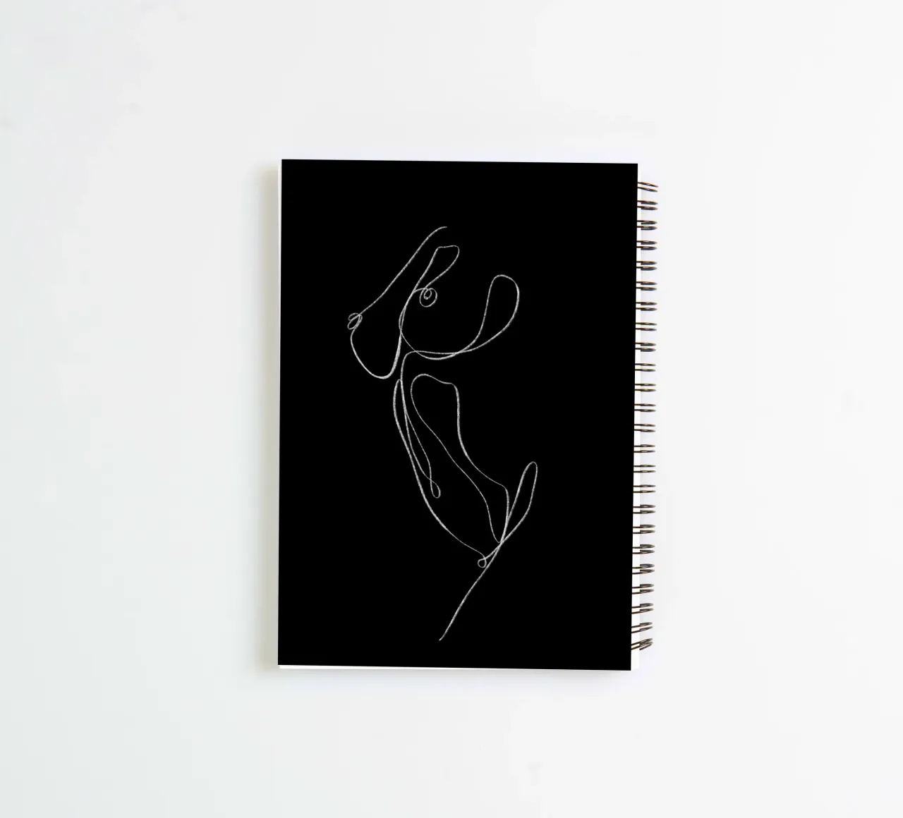 Seductive Lines II spiral notebook by ArtDesign by KBK