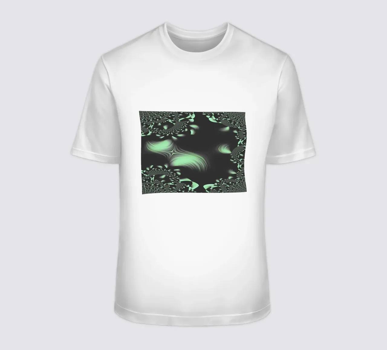Abstract dynamic fractal pattern t-shirt by Something for you