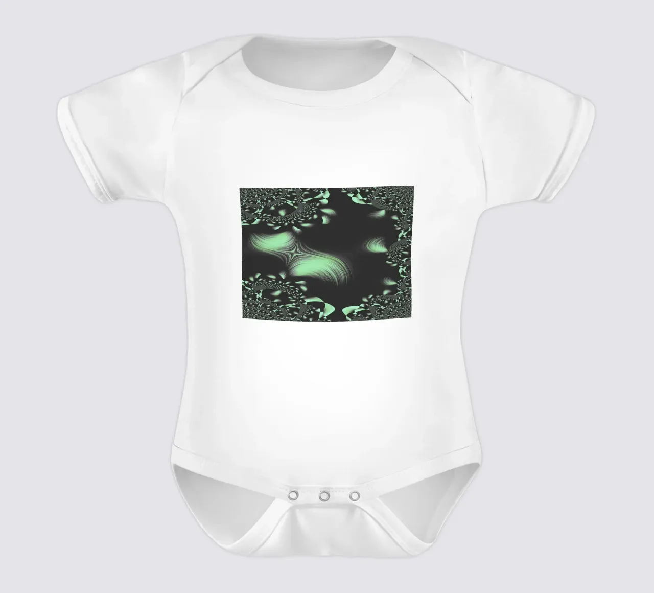Motif fractal dynamique abstrait body bébé de Something for you