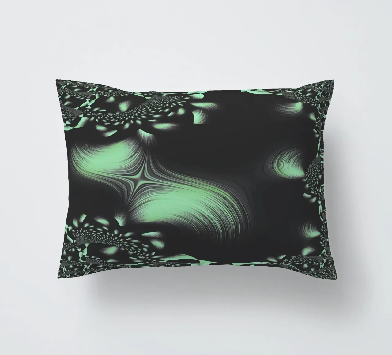 Motif fractal dynamique abstrait coussin de Something for you