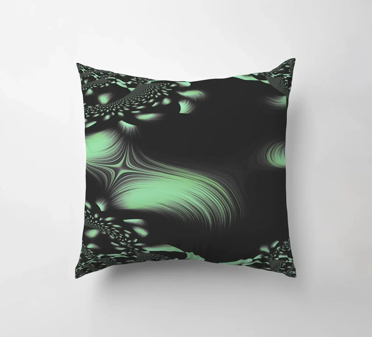 Motif fractal dynamique abstrait coussin de Something for you