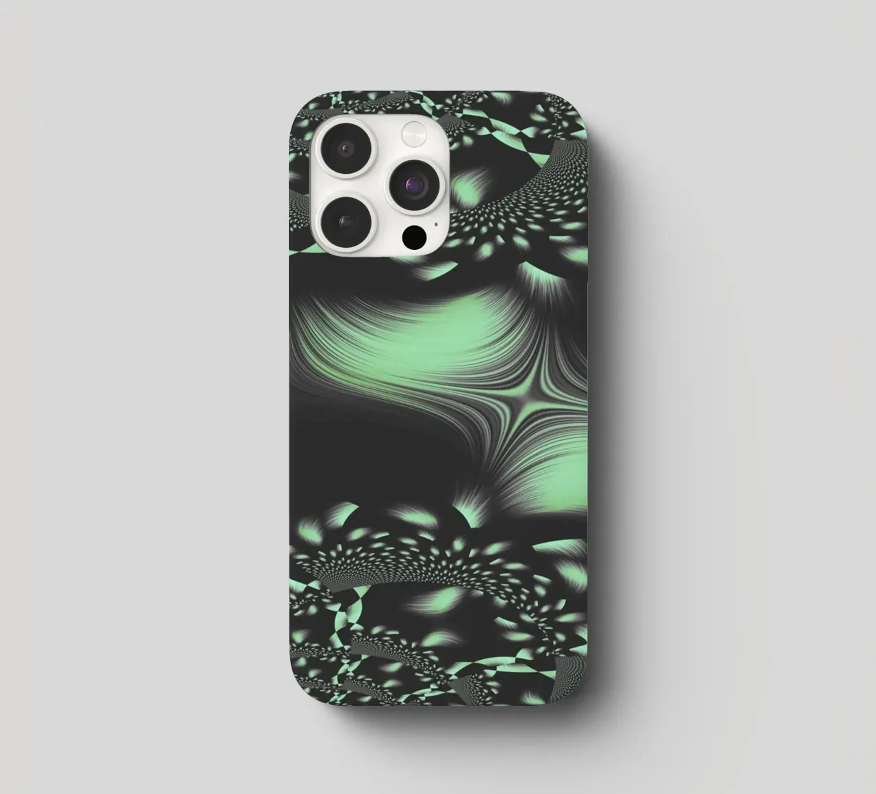 Abstract dynamic fractal pattern iphone case by Something for you