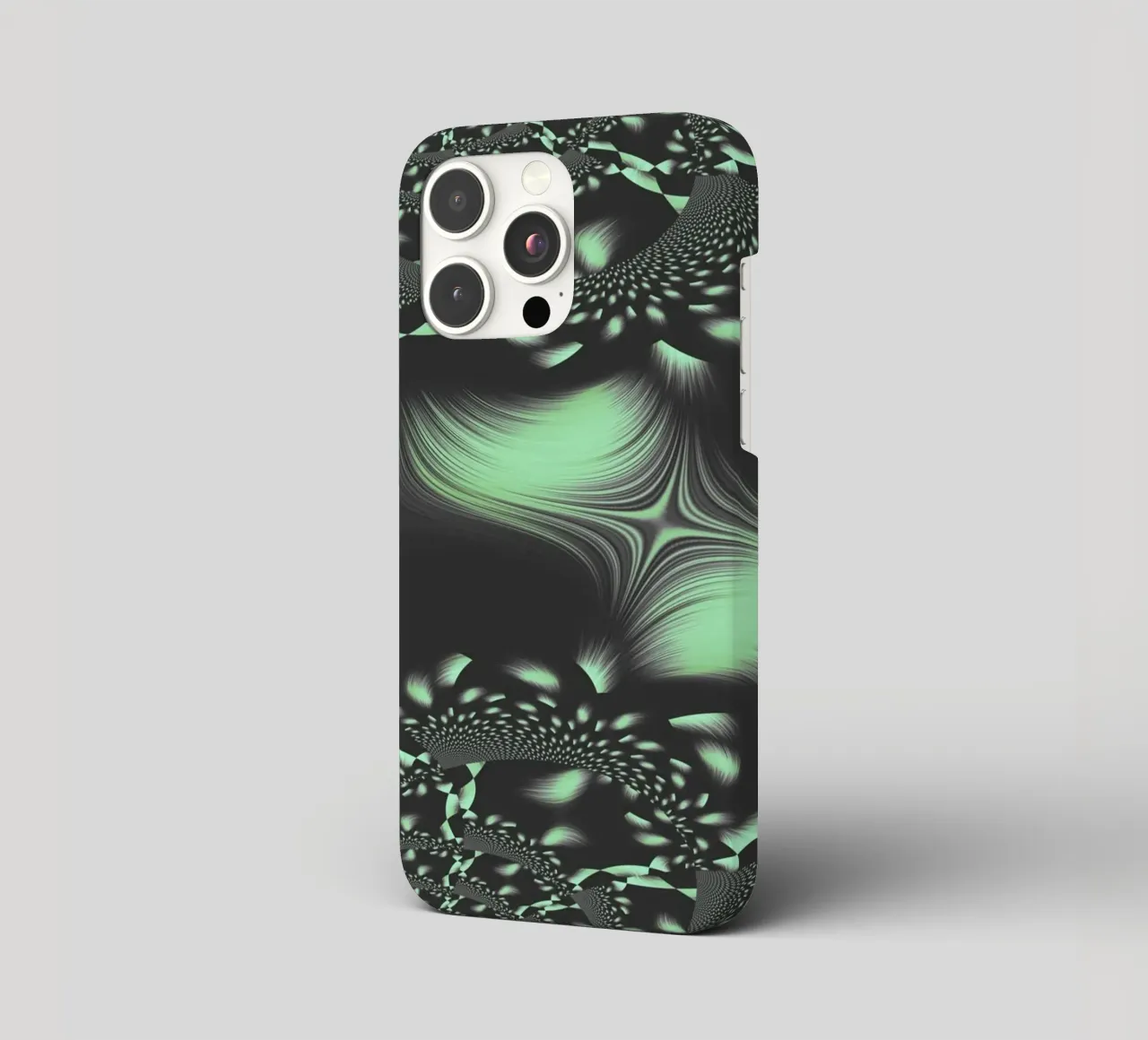 Abstract dynamic fractal pattern iphone case by Something for you