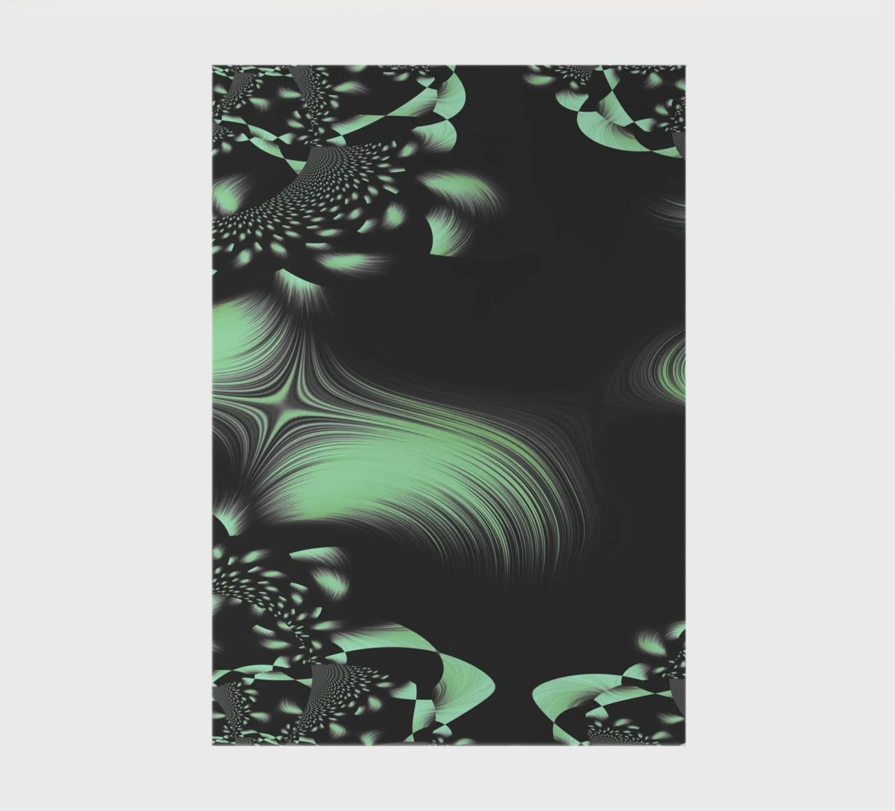 Motif fractal dynamique abstrait carnet de notes de Something for you
