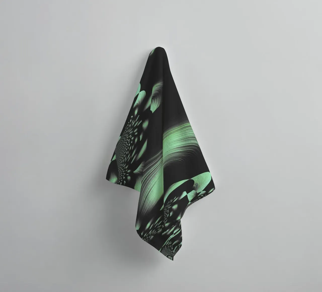 Motif fractal dynamique abstrait serviette de bain de Something for you