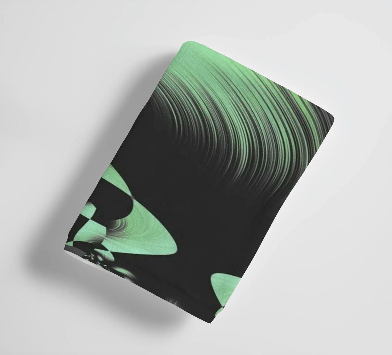 Abstract dynamic fractal pattern towel by Something for you