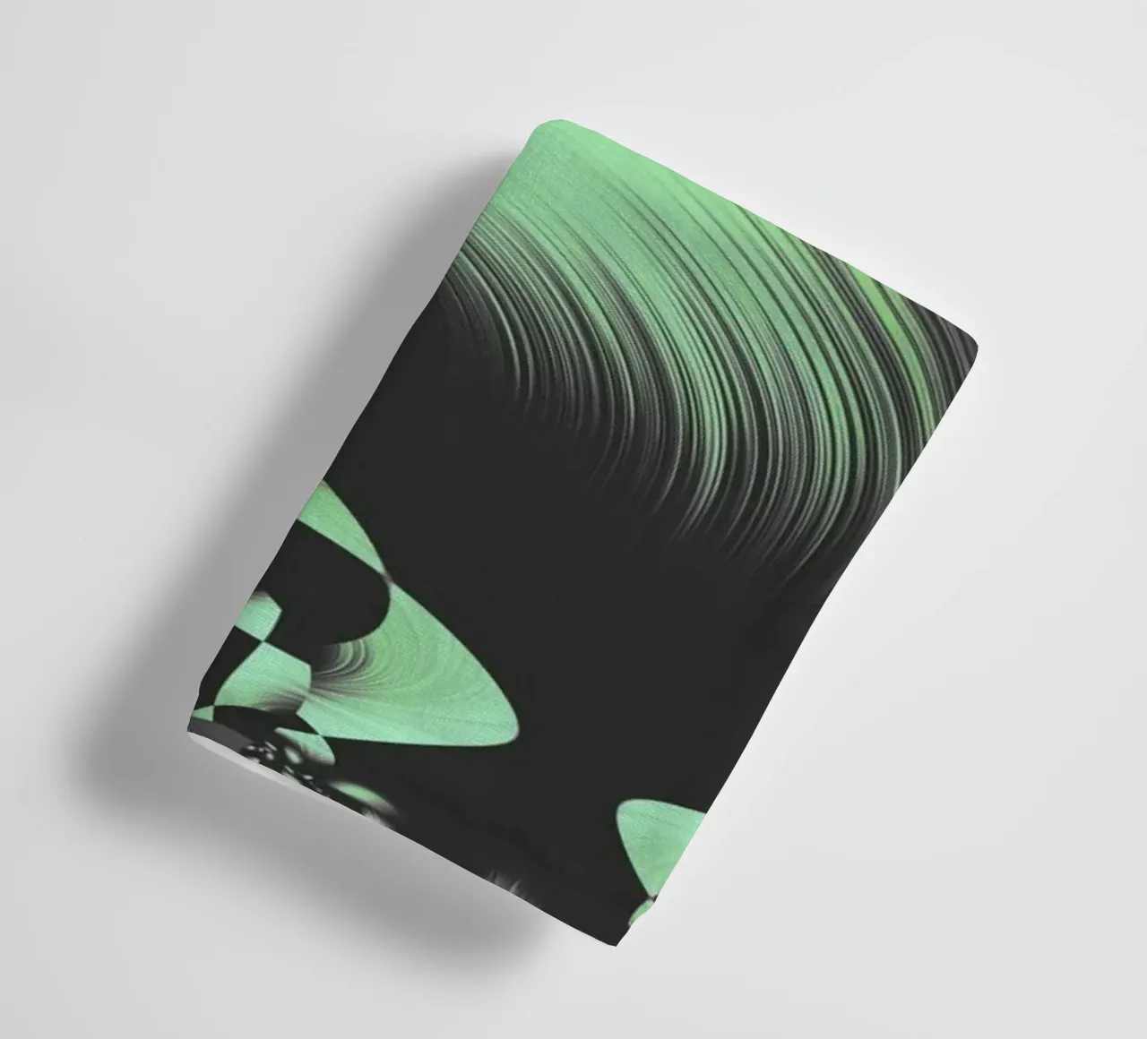 Abstract dynamic fractal pattern towel by Something for you