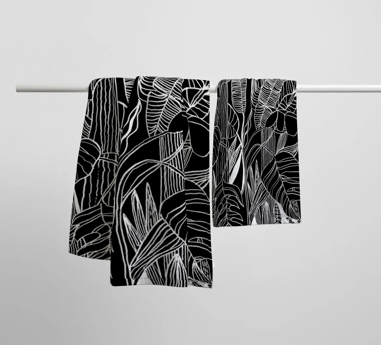 Home Is Where My Plants Are asciugamano da bagno da Kris Tate