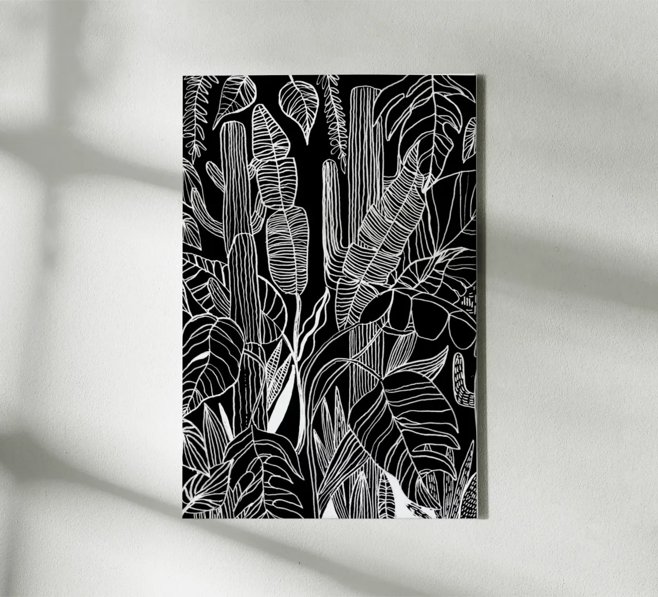 Home Is Where My Plants Are tela con Cornice a cassetta da Kris Tate