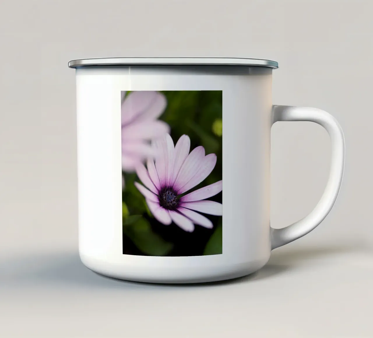 Flower Rosa tazza in smalto da Jonas Klein