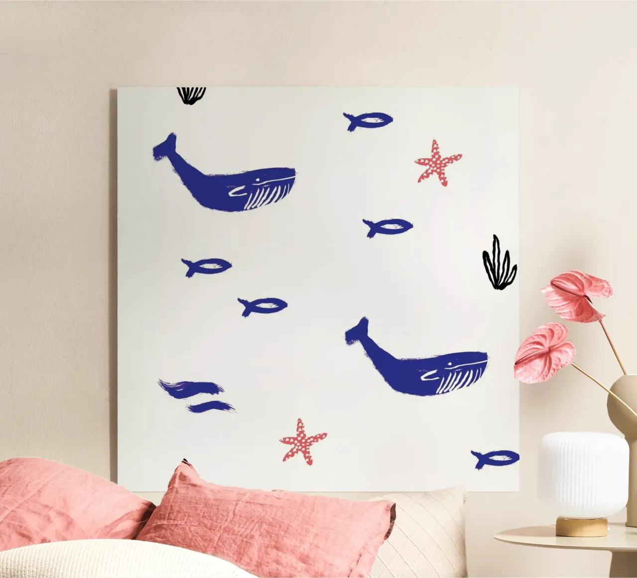 Whale Underwater plexiglass da Farina Kuklinski