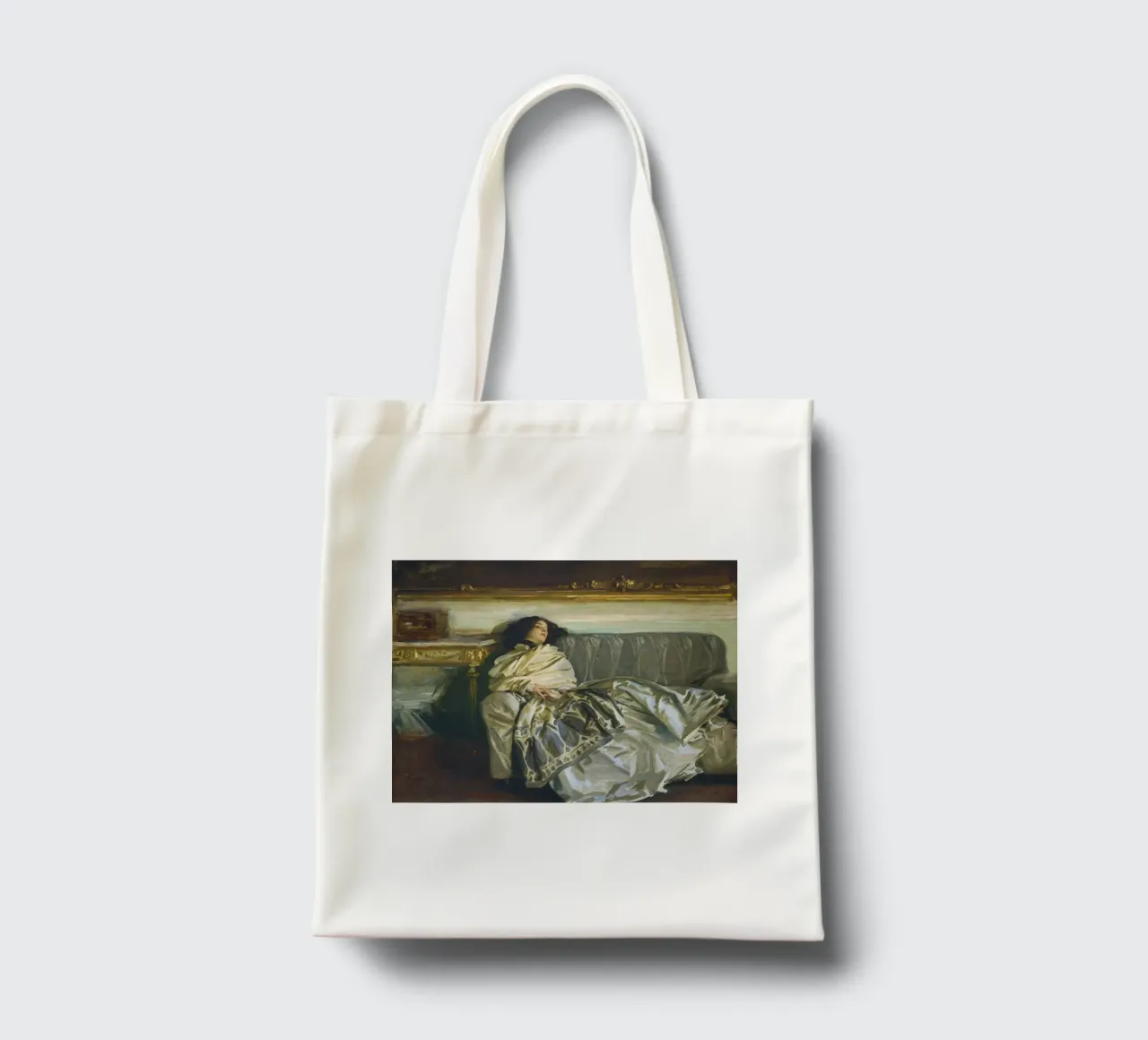 John Singer Sargent - Nonchaloir (Rust) jute draagtas van Timeless Artworks