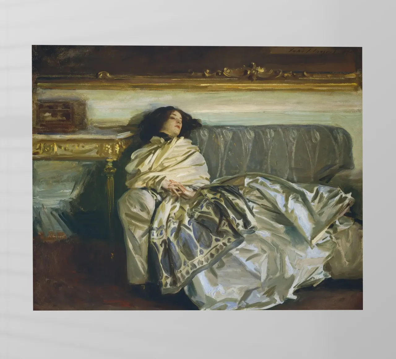 John Singer Sargent - Nonchaloir (Riposo) pellicola backlit da Timeless Artworks