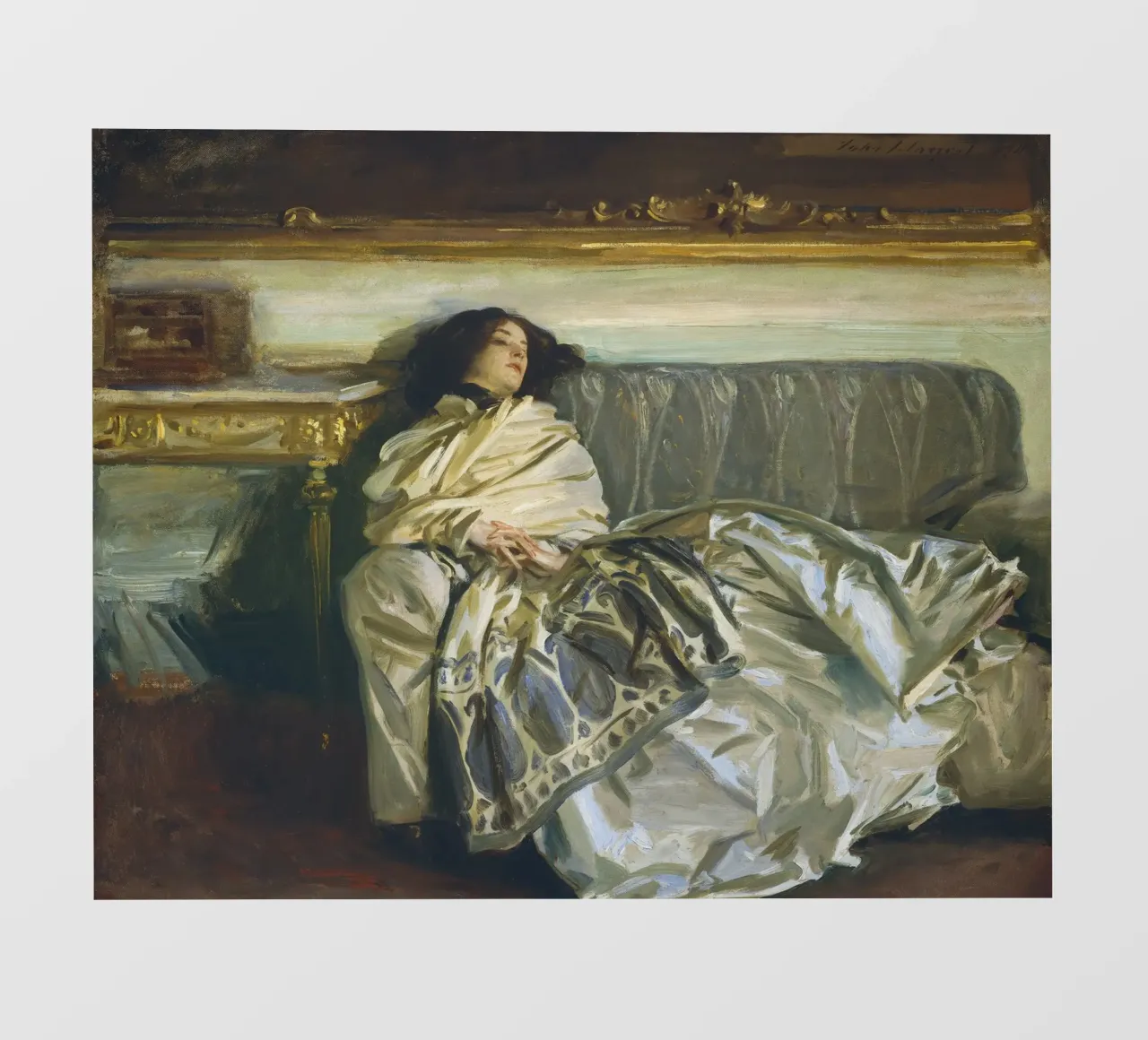 John Singer Sargent - Nonchaloir (Repose) photo wallpaper by Timeless Artworks