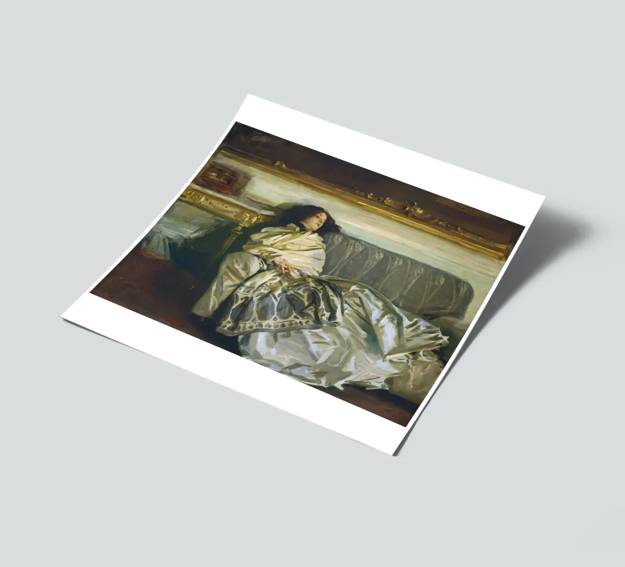 John Singer Sargent - Nonchaloir (Repose) planche autocollant de Timeless Artworks