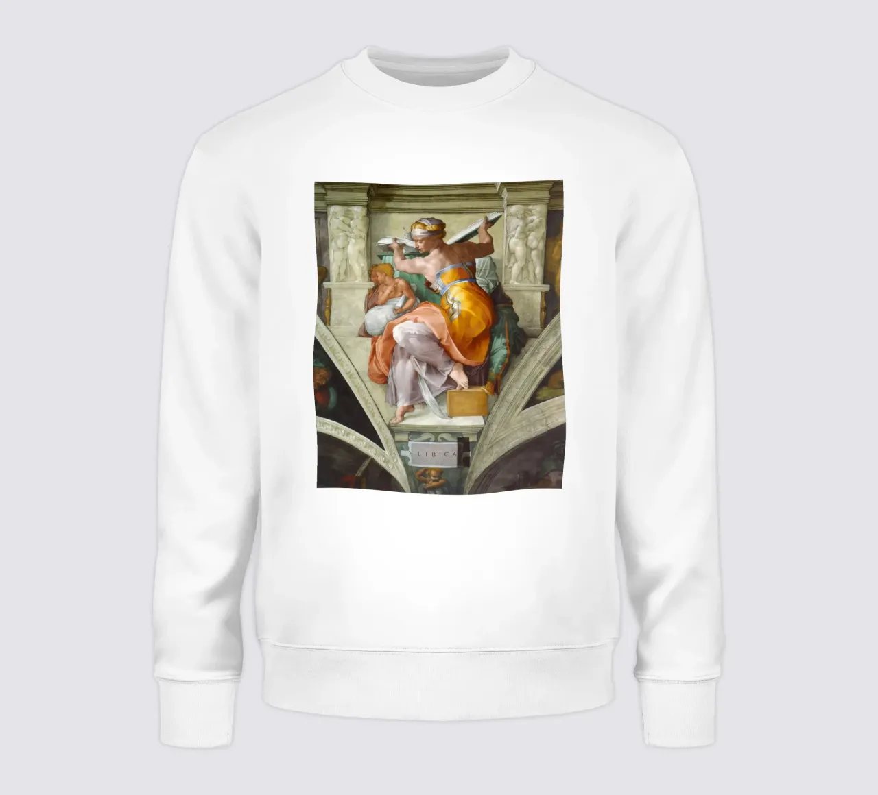 Michelangelo - La Sibilla libica felpa da Timeless Artworks