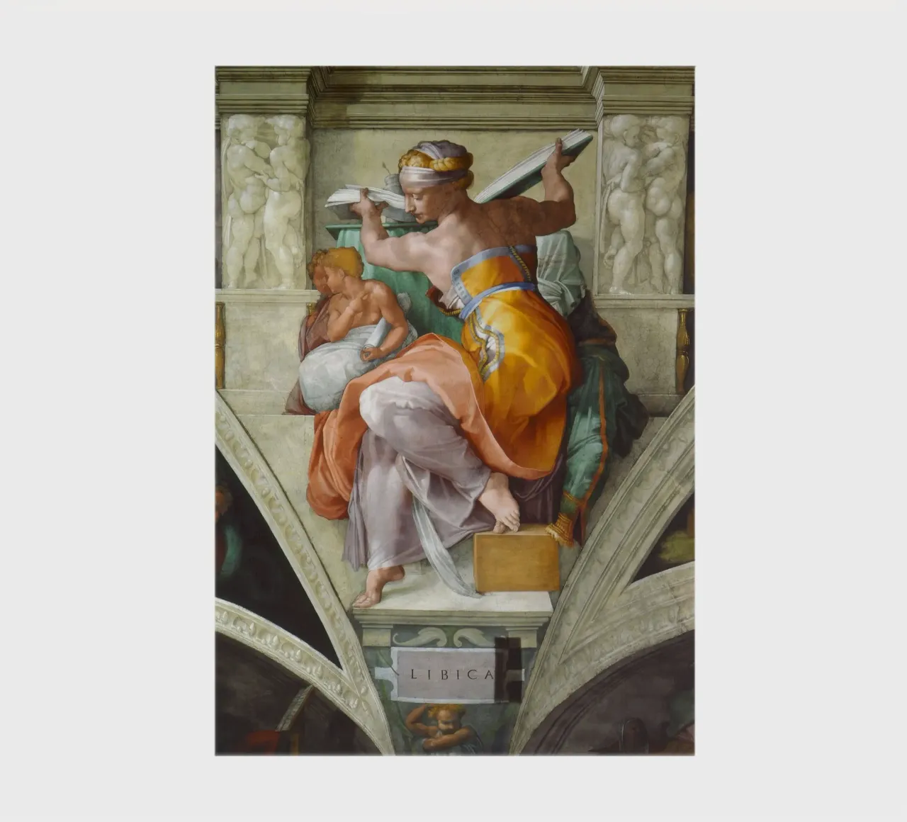 Michelangelo - The Libyan Sibyl notebook by Timeless Artworks