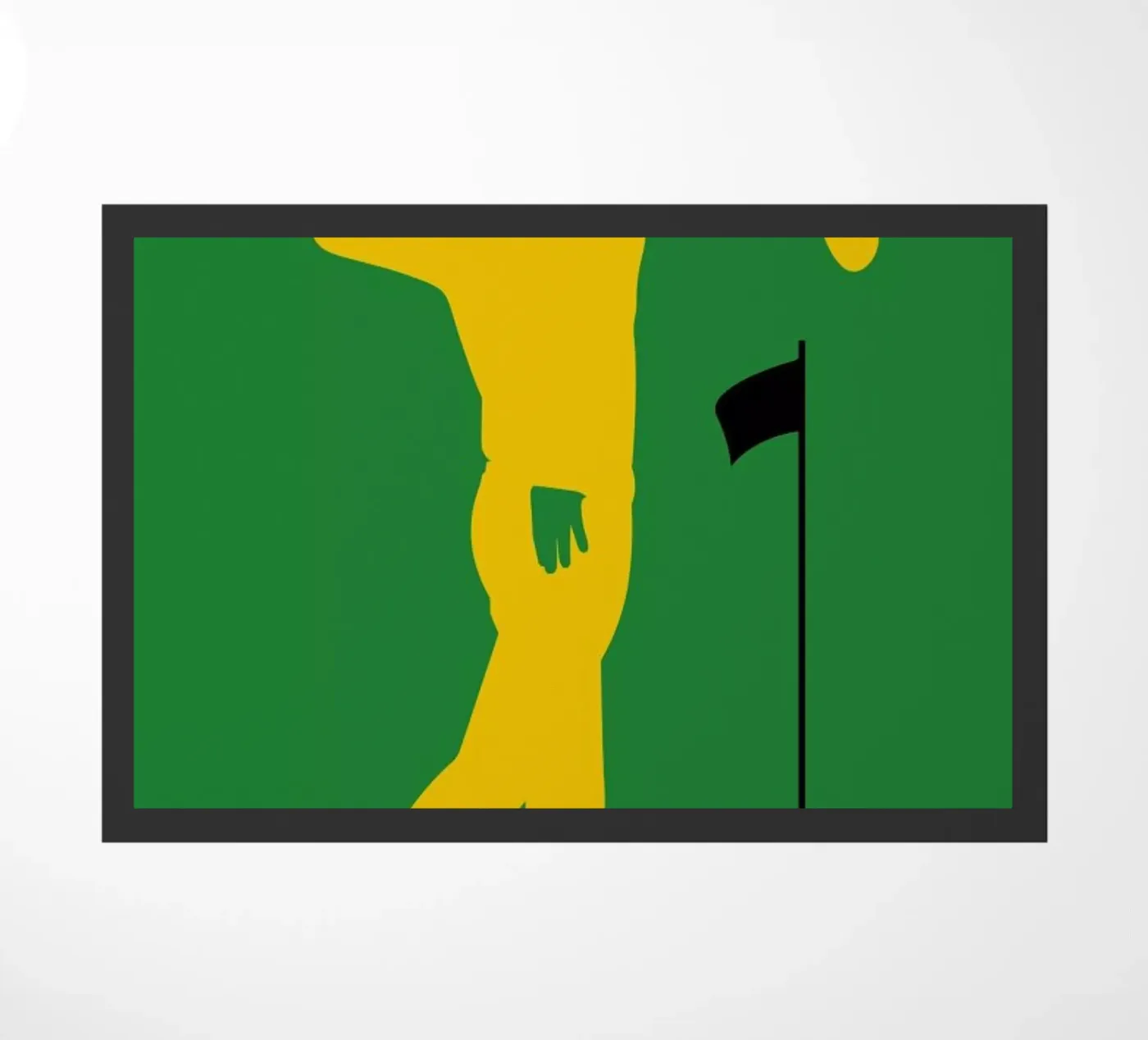 Golf deurmat van Bo Lundberg