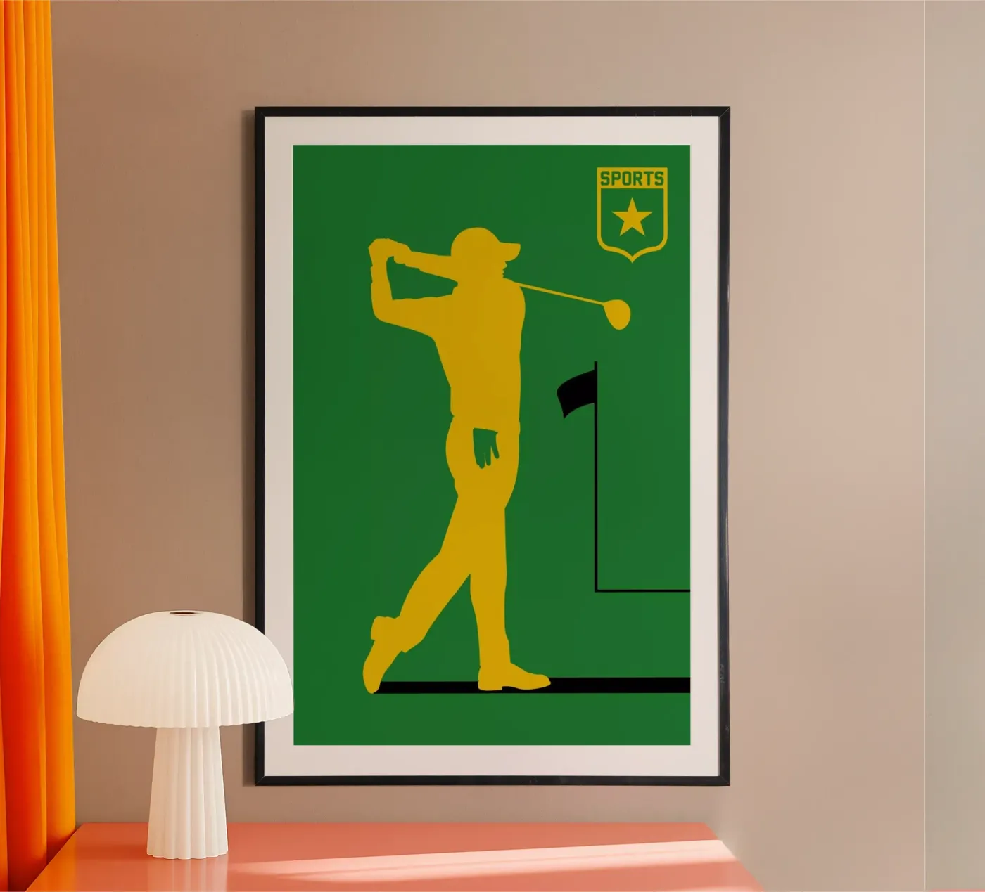 Golf poster da Bo Lundberg